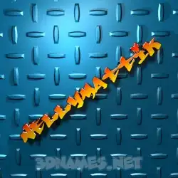 nellymattik in Grid Style style - 3D name wallpaper