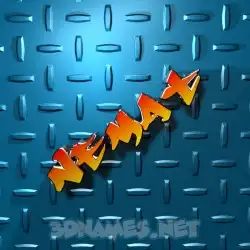 nemat in Grid Style style - 3D name wallpaper