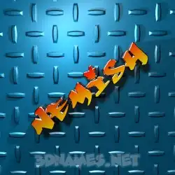 nemish in Grid Style style - 3D name wallpaper