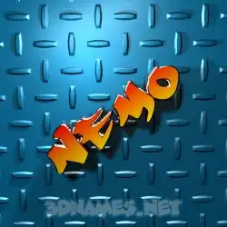 nemo in Grid Style style - 3D name wallpaper
