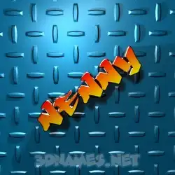 nenny in Grid Style style - 3D name wallpaper