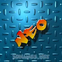neo in Grid Style style - 3D name wallpaper