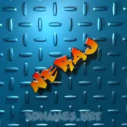 neraj in Grid Style style - 3D name wallpaper