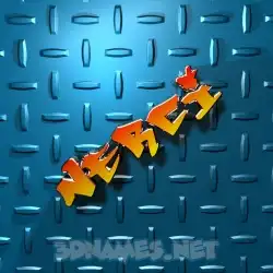 nerci in Grid Style style - 3D name wallpaper
