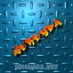 nereyda in Grid Style style - 3D name wallpaper