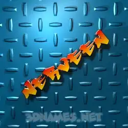 nerveen in Grid Style style - 3D name wallpaper