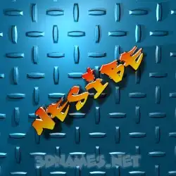 nesibe in Grid Style style - 3D name wallpaper