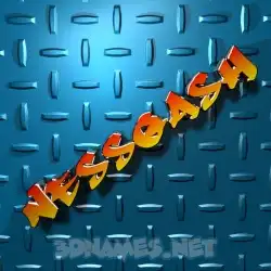 nessqash in Grid Style style - 3D name wallpaper