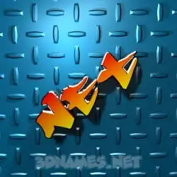 net in Grid Style style - 3D name wallpaper