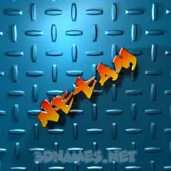 netam in Grid Style style - 3D name wallpaper