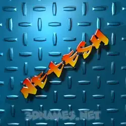 netesh in Grid Style style - 3D name wallpaper
