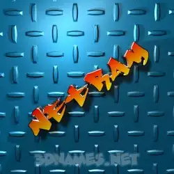 netram in Grid Style style - 3D name wallpaper
