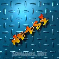 netsi in Grid Style style - 3D name wallpaper