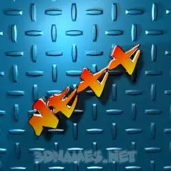 nett in Grid Style style - 3D name wallpaper