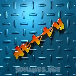 netty in Grid Style style - 3D name wallpaper