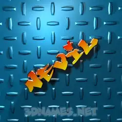 nevil in Grid Style style - 3D name wallpaper