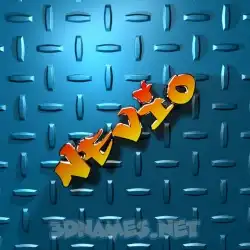 nevio in Grid Style style - 3D name wallpaper