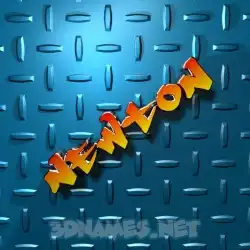 newton in Grid Style style - 3D name wallpaper