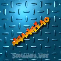 ngangiao in Grid Style style - 3D name wallpaper