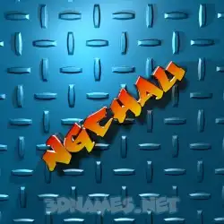 ngchau in Grid Style style - 3D name wallpaper