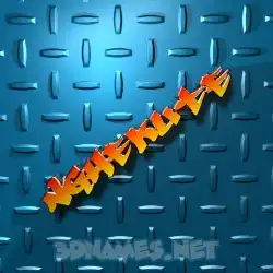 nghekute in Grid Style style - 3D name wallpaper
