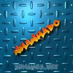 nhanhado in Grid Style style - 3D name wallpaper