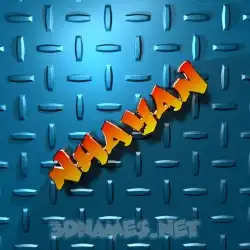 nhayan in Grid Style style - 3D name wallpaper