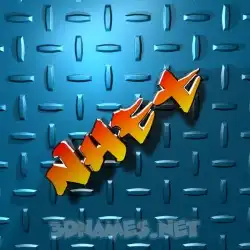 nhet in Grid Style style - 3D name wallpaper