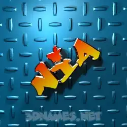 nia in Grid Style style - 3D name wallpaper