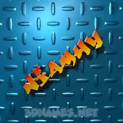 niamhy in Grid Style style - 3D name wallpaper