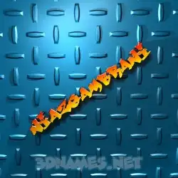 niazqambrani in Grid Style style - 3D name wallpaper