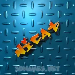 nicat in Grid Style style - 3D name wallpaper