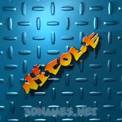 nicole in Grid Style style - 3D name wallpaper