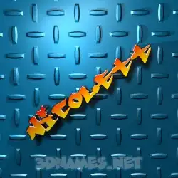 nicolett in Grid Style style - 3D name wallpaper