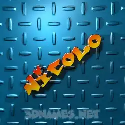 nicolo in Grid Style style - 3D name wallpaper