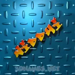 niddhi in Grid Style style - 3D name wallpaper