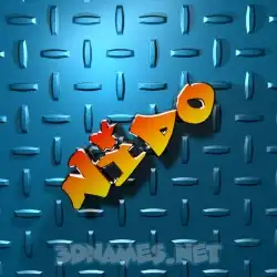 nido in Grid Style style - 3D name wallpaper