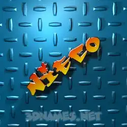 nieco in Grid Style style - 3D name wallpaper