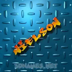 nielson in Grid Style style - 3D name wallpaper