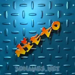 nieto in Grid Style style - 3D name wallpaper