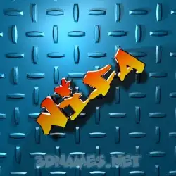 nifa in Grid Style style - 3D name wallpaper