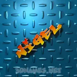 nigel in Grid Style style - 3D name wallpaper