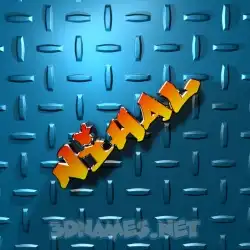 nihal in Grid Style style - 3D name wallpaper