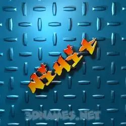 nihit in Grid Style style - 3D name wallpaper