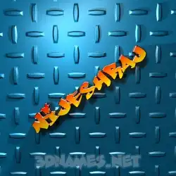 nijeshraj in Grid Style style - 3D name wallpaper