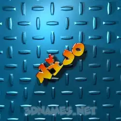 nijo in Grid Style style - 3D name wallpaper