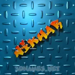 nikhar in Grid Style style - 3D name wallpaper