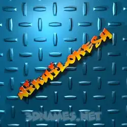 nikhilokesh in Grid Style style - 3D name wallpaper