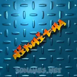 nikhitha in Grid Style style - 3D name wallpaper
