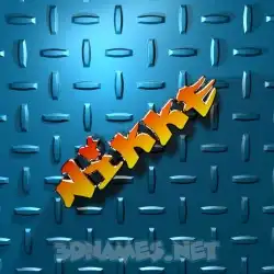 nikke in Grid Style style - 3D name wallpaper